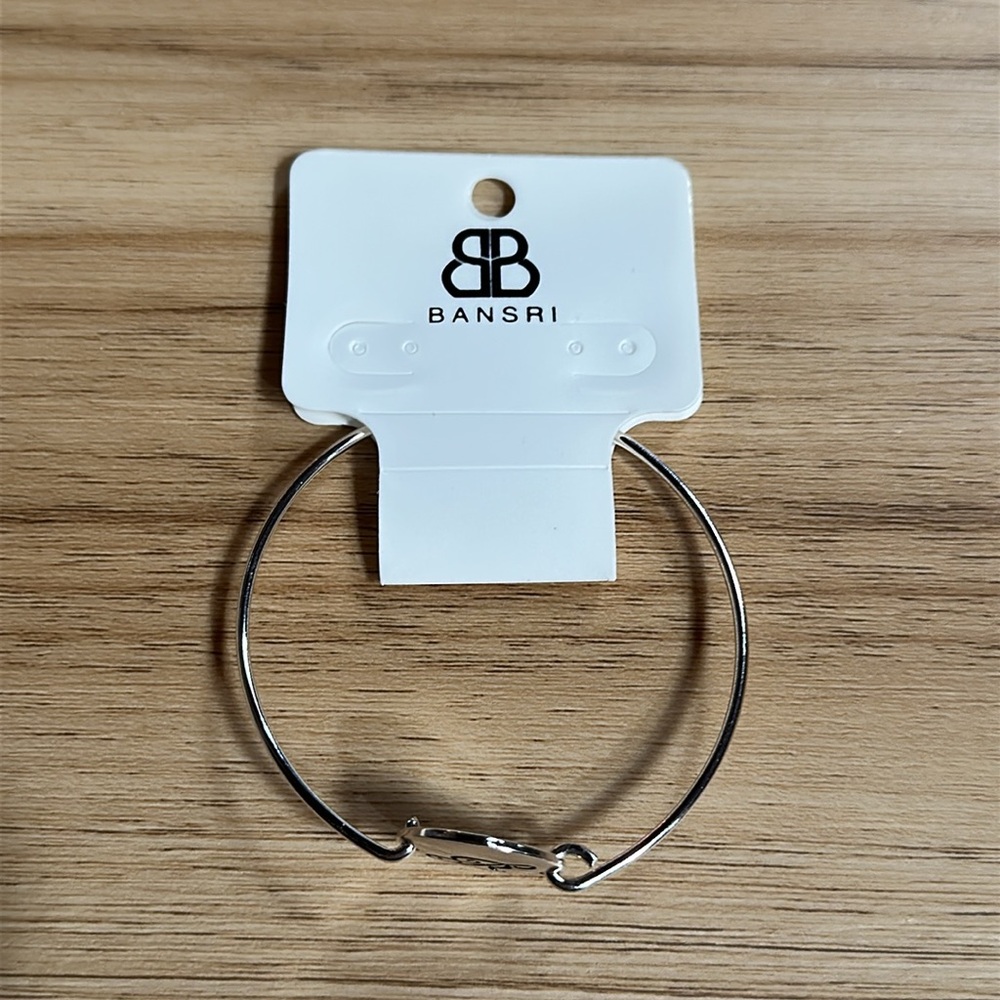 BANSRI Silver Initial ‘R’ Bracelet - Picture 4 of 10